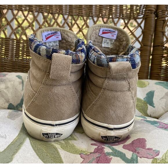 Vans Women's Tan High-Top Sneakers - Picture 3 of 8